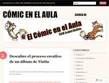 Tablet Screenshot of comicenelaula.wordpress.com