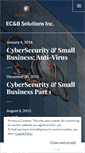 Mobile Screenshot of ecnbsolutions.wordpress.com