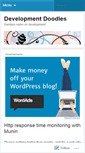 Mobile Screenshot of devdoodles.wordpress.com