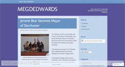 Desktop Screenshot of megdedwards.wordpress.com