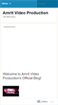 Mobile Screenshot of amritvideoproduction.wordpress.com
