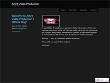 Tablet Screenshot of amritvideoproduction.wordpress.com