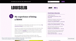 Desktop Screenshot of louiselib.wordpress.com