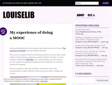 Tablet Screenshot of louiselib.wordpress.com