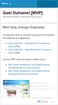 Mobile Screenshot of duhamelgael.wordpress.com