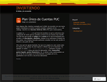 Tablet Screenshot of elmundodelabolsa.wordpress.com