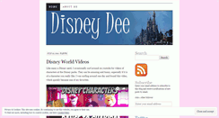 Desktop Screenshot of disneydee.wordpress.com