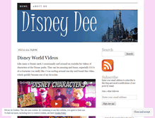 Tablet Screenshot of disneydee.wordpress.com