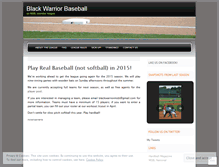 Tablet Screenshot of blackwarriormsbl.wordpress.com
