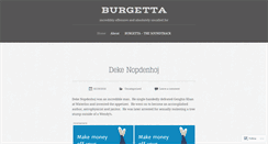 Desktop Screenshot of burgetta.wordpress.com