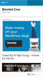 Mobile Screenshot of blastedcow.wordpress.com