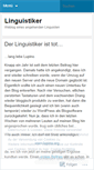 Mobile Screenshot of linguistiker.wordpress.com