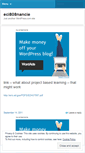 Mobile Screenshot of eci808nancie.wordpress.com
