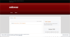 Desktop Screenshot of calicocas.wordpress.com