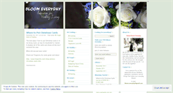 Desktop Screenshot of bloomeveryday.wordpress.com