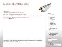 Tablet Screenshot of jeddiethornton.wordpress.com