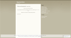 Desktop Screenshot of ninesnowboots.wordpress.com