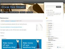 Tablet Screenshot of cookthestory.wordpress.com