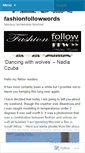 Mobile Screenshot of fashionfollowwords.wordpress.com