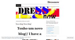 Desktop Screenshot of dressnow.wordpress.com