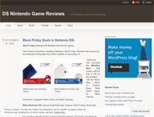 Tablet Screenshot of dsnintendogamereviews.wordpress.com