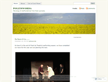 Tablet Screenshot of pollysworda.wordpress.com