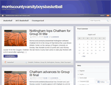 Tablet Screenshot of morriscountyvarsityboysbasketball.wordpress.com