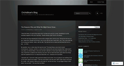 Desktop Screenshot of orchidblue.wordpress.com
