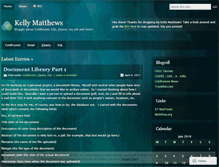 Tablet Screenshot of kellymatthews.wordpress.com