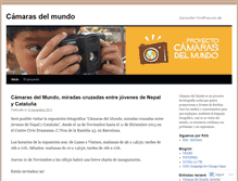 Tablet Screenshot of camarasdelmundo.wordpress.com