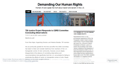 Desktop Screenshot of ourhumanrights.wordpress.com