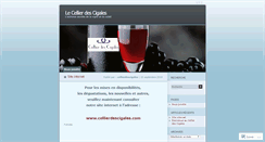 Desktop Screenshot of cellierdescigales.wordpress.com