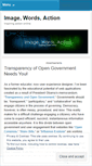 Mobile Screenshot of imagewordsaction.wordpress.com