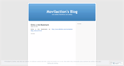 Desktop Screenshot of movilaction.wordpress.com