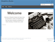 Tablet Screenshot of breakthrubooks.wordpress.com