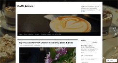 Desktop Screenshot of caffeamore.wordpress.com