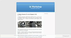 Desktop Screenshot of iaworkshop.wordpress.com
