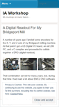 Mobile Screenshot of iaworkshop.wordpress.com