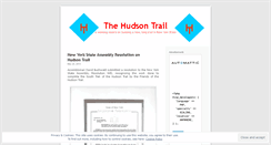 Desktop Screenshot of hudsontrail.wordpress.com