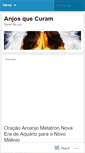 Mobile Screenshot of anjosquecuram.wordpress.com