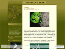 Tablet Screenshot of doostaan.wordpress.com