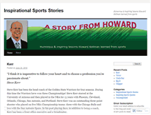 Tablet Screenshot of howardkellman.wordpress.com