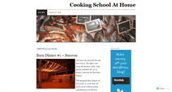 Desktop Screenshot of cookingschoolathome.wordpress.com