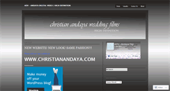 Desktop Screenshot of christianandaya.wordpress.com