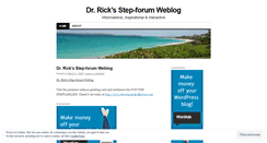 Desktop Screenshot of drricksstepforum.wordpress.com