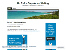 Tablet Screenshot of drricksstepforum.wordpress.com