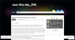 Desktop Screenshot of jangwoomin.wordpress.com