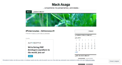 Desktop Screenshot of mackasaga.wordpress.com