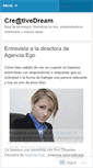 Mobile Screenshot of creativedream2010.wordpress.com