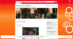 Desktop Screenshot of growingalibrary.wordpress.com